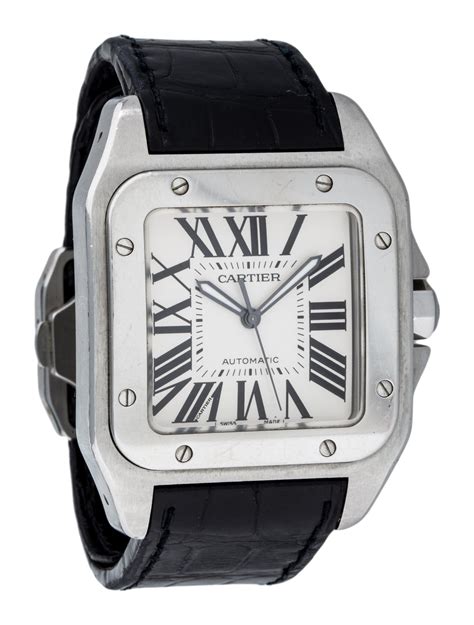 cartier santos 100 xl watch strap|cartier santos dumont watch strap.